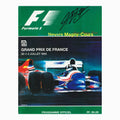 Programme - 1995 French Grand Prix Signed Schumacher