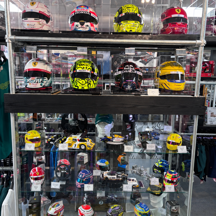 Helmets galore—big, small and everything in between!