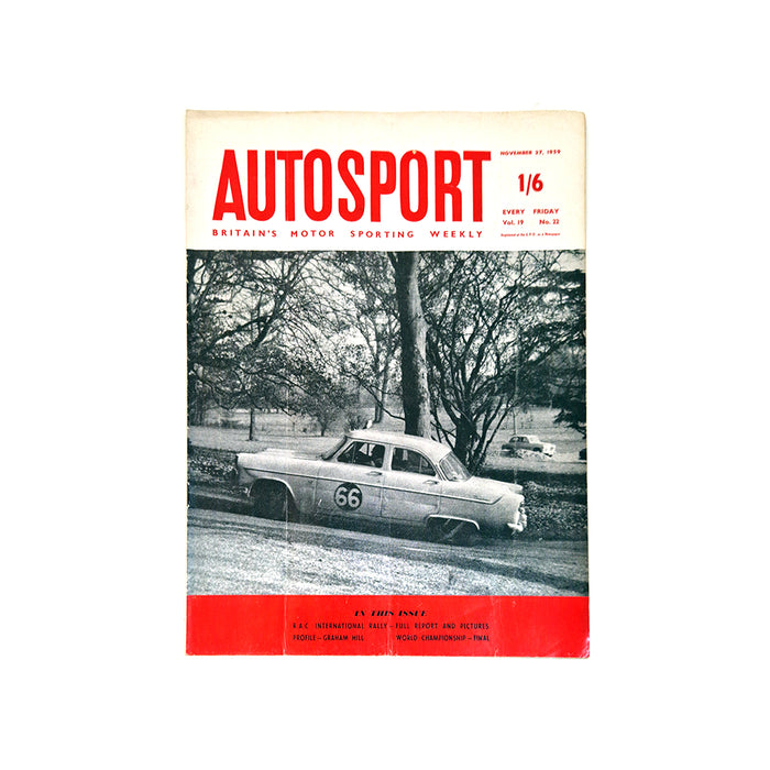 Autosport 27th November 1959 Magazine