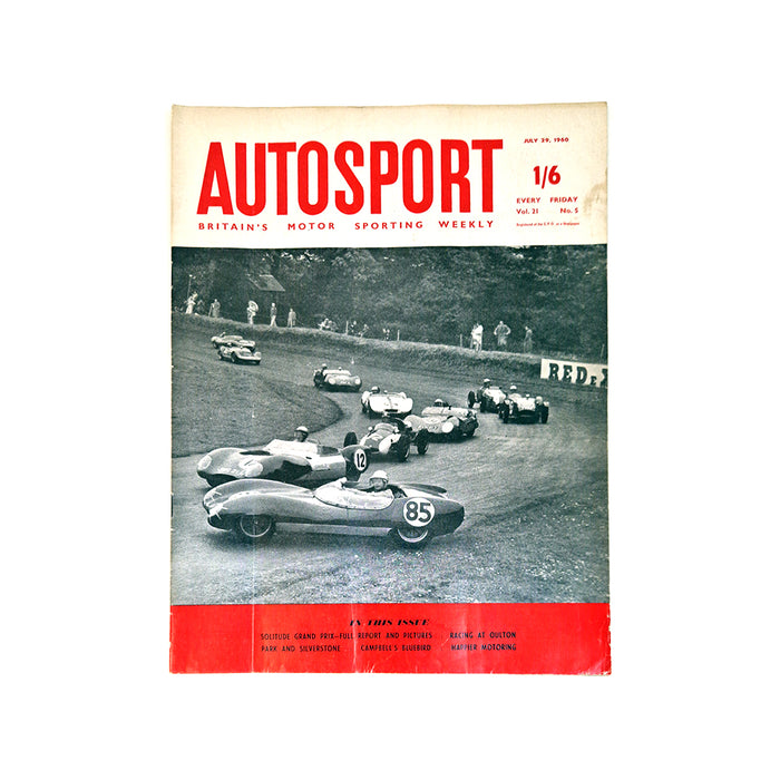 Autosport 29th July 1960 Magazine