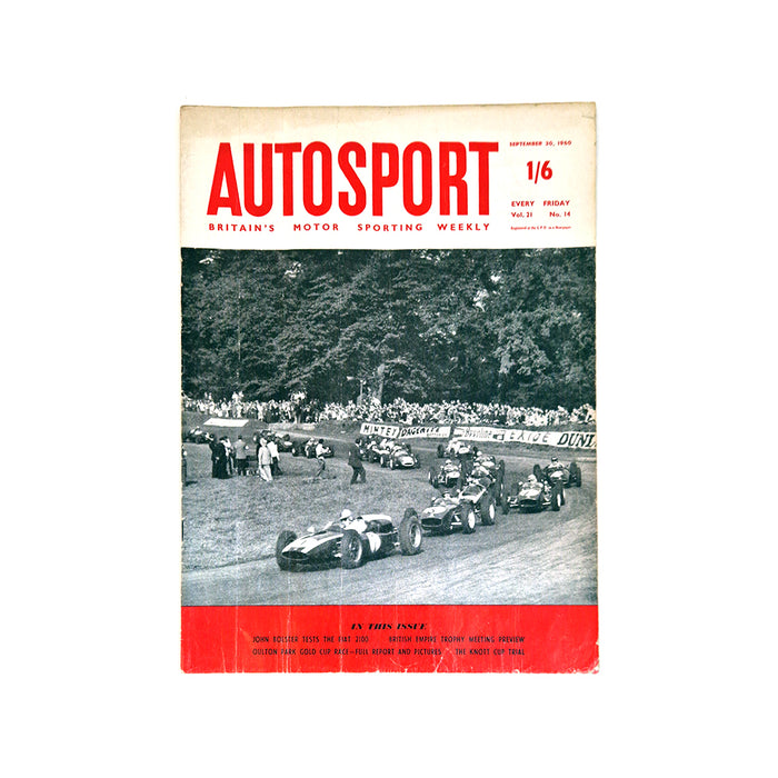 Autosport 30th September 1960 Magazine