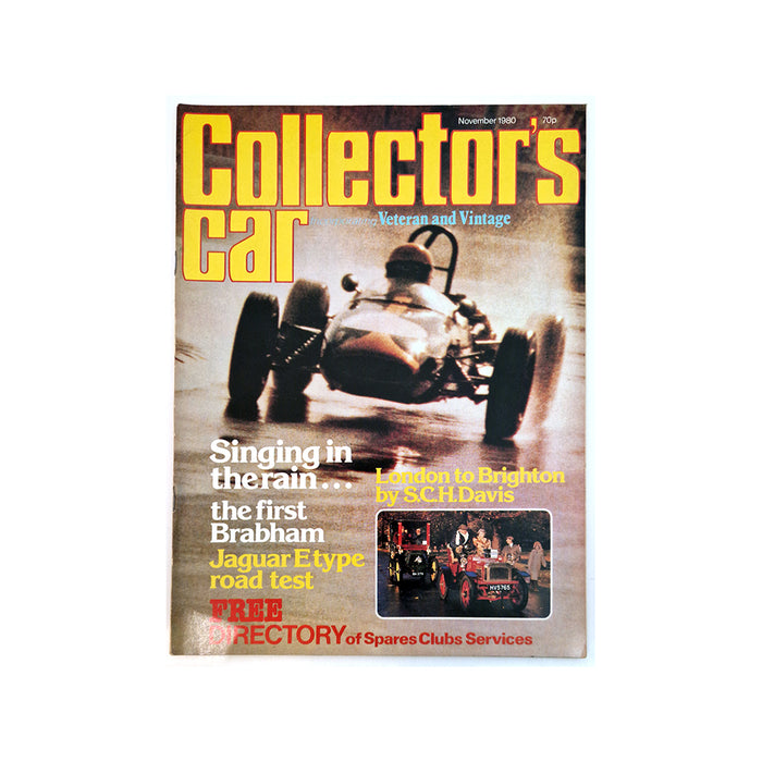 Collector's Car November 1980 Magazine