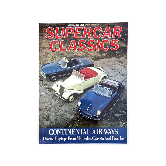 Supercar Classics April 1989 Magazine