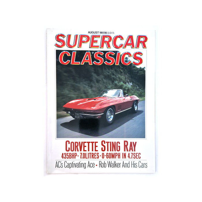 Supercar Classics August 1988 Magazine