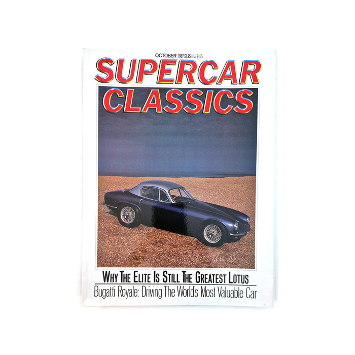 Supercar Classics October 1987 Magazine