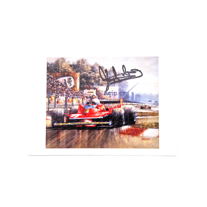 Jody Scheckter Signed Greeting Card MEMP 037