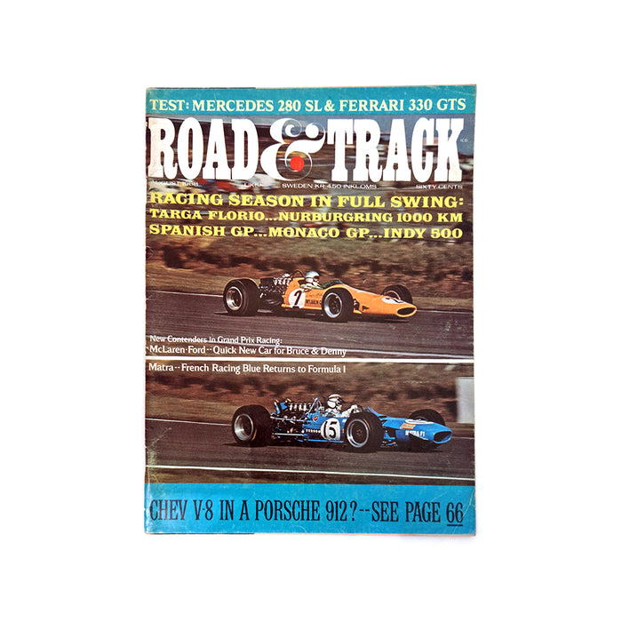 Road & Track August 1968 Magazine