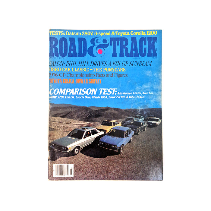 Road & Track March 1977 Magazine