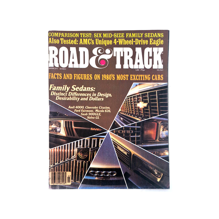 Road & Track March 1980 Magazine