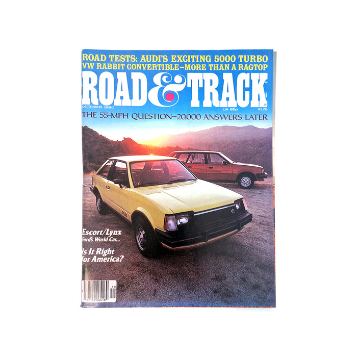 Road & Track October 1980 Magazine