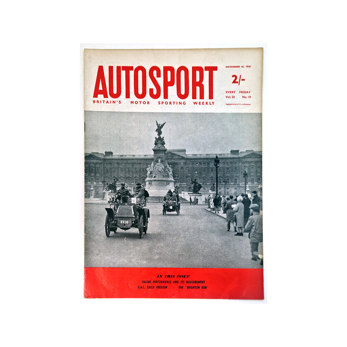 Autosport 10th November 1961 Magazine