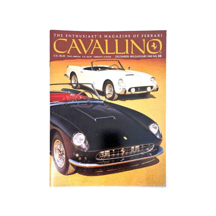 Cavallino #66 December 1991/January 1992 Magazine