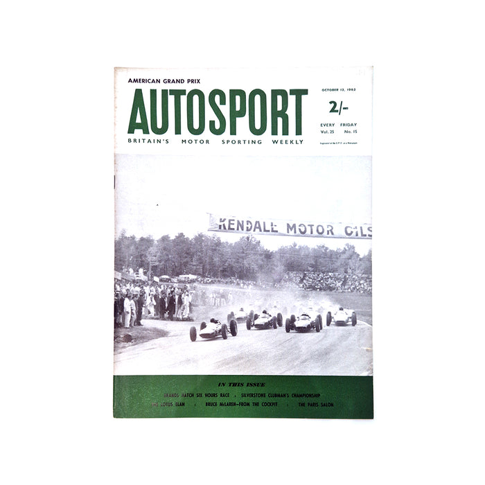 Autosport 12th October 1962 Magazine