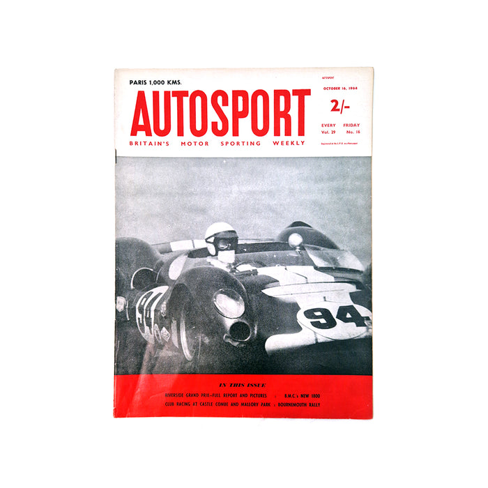 Autosport 16th October 1964 Magazine