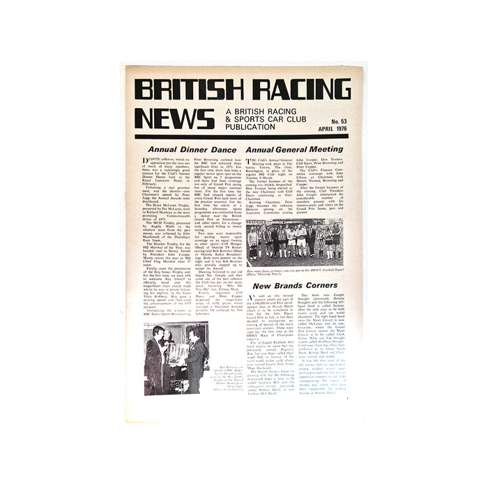 British Racing News 1976 - 1978 Magazines