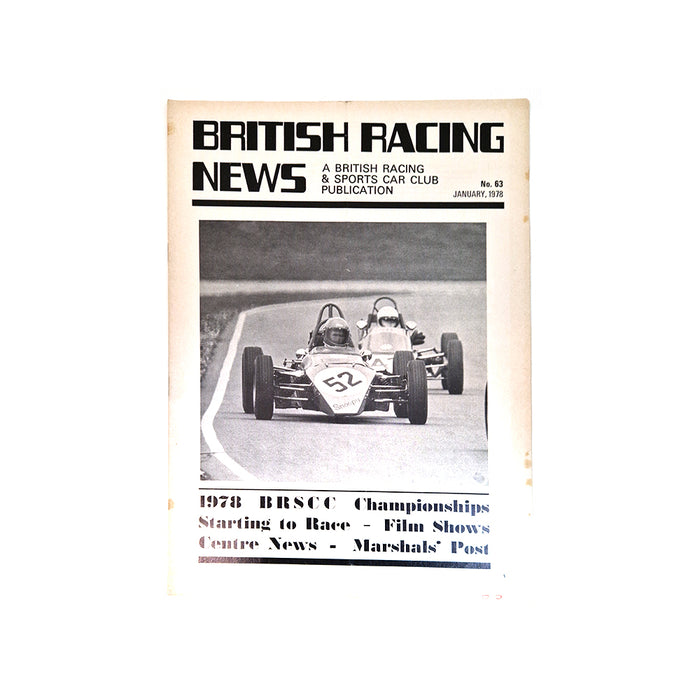 British Racing News 1976 - 1978 Magazines