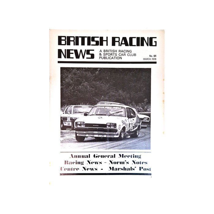 British Racing News 1976 - 1978 Magazines