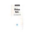 Volkswagen 1986 Price List