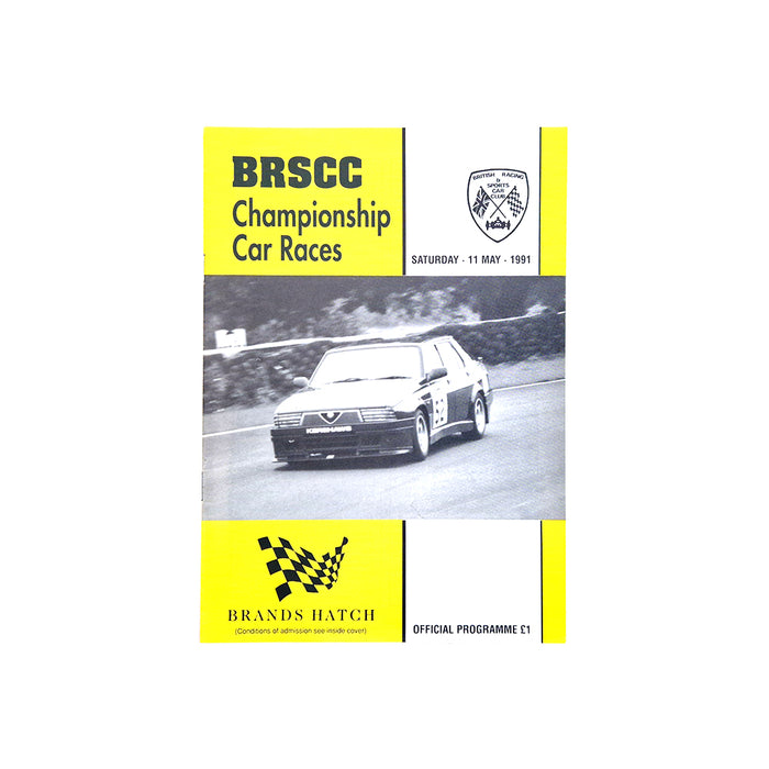 BRSCC Race Programme - Brands Hatch 11 May 1991