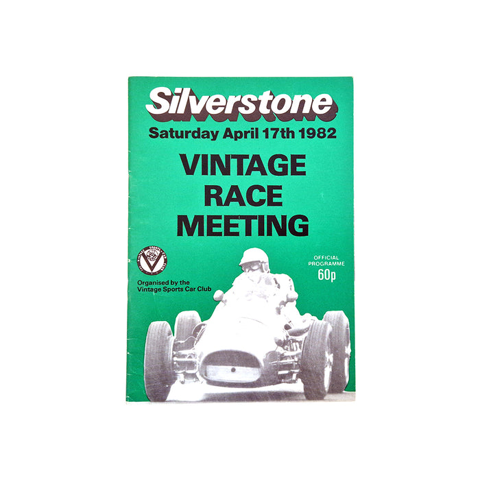 VSCC Race Programme - Silverstone 17 April 1982