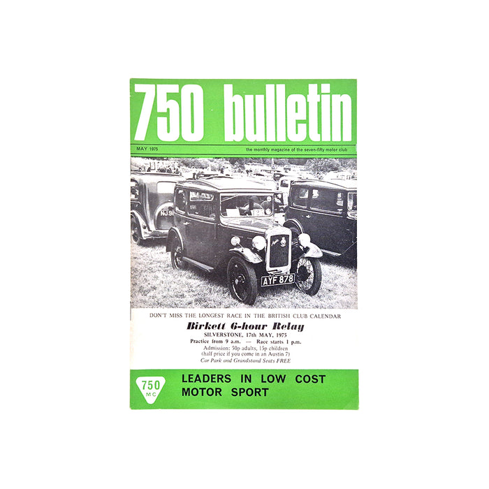 750 Club Bulletin May 1975 - Feb 1976