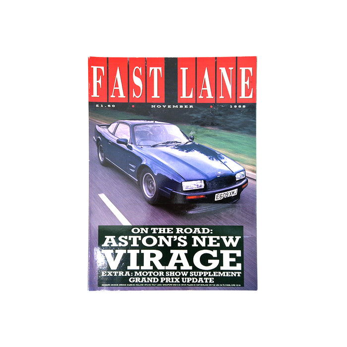 Fast Lane November 1988 Magazine