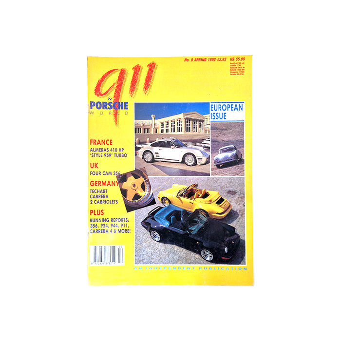 911 & Porsche World Spring 1992 Magazine