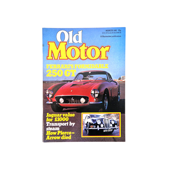 Old Motor March 1981 Magazine