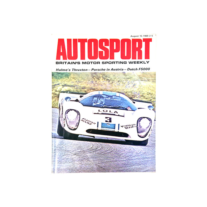 Autosport 15th August 1969 Magazine