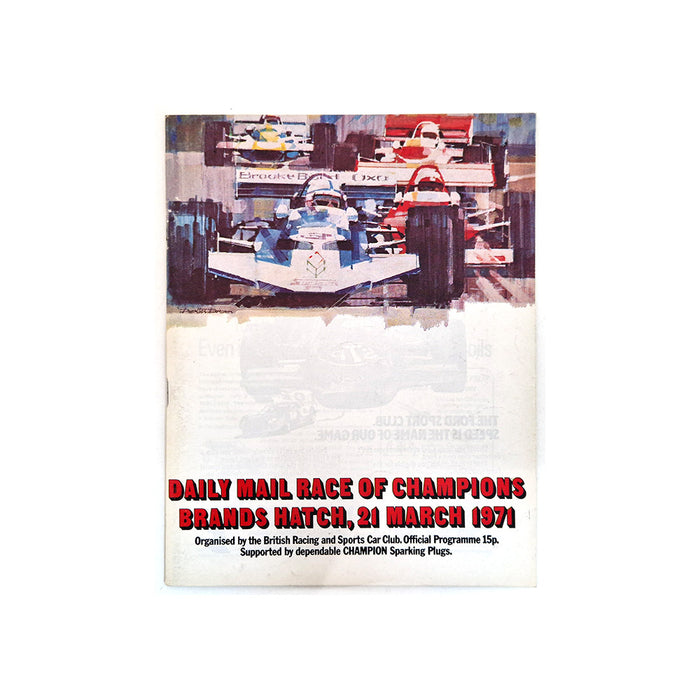 Race of Champions 1971 Race Programme