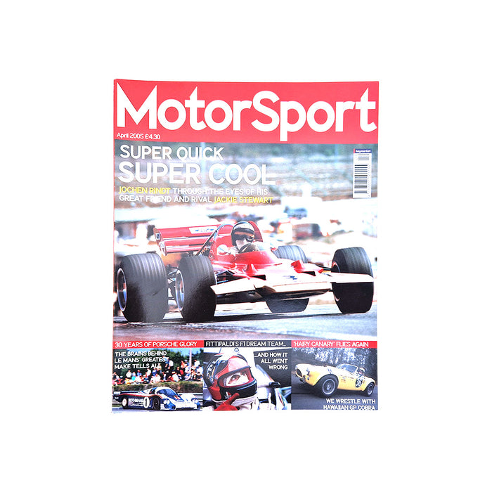 MotorSport April 2005 Magazine