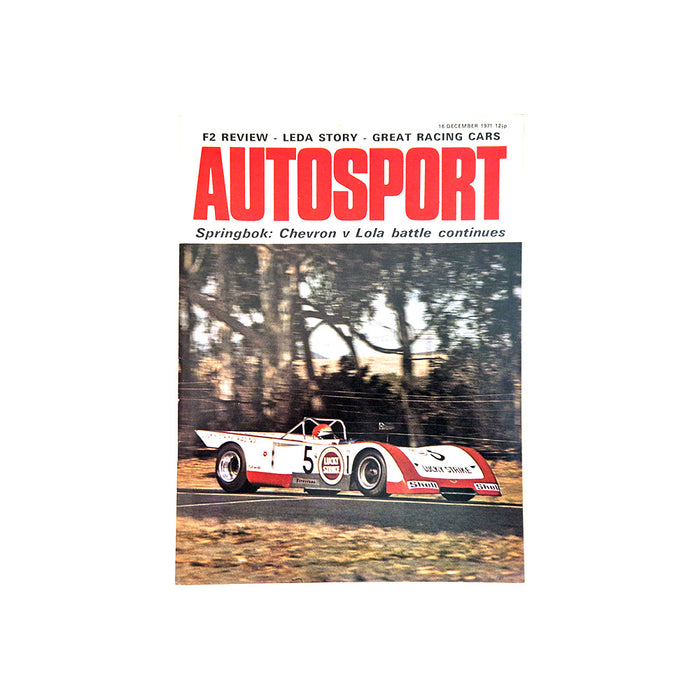 Autosport  16 December 1971 Magazine