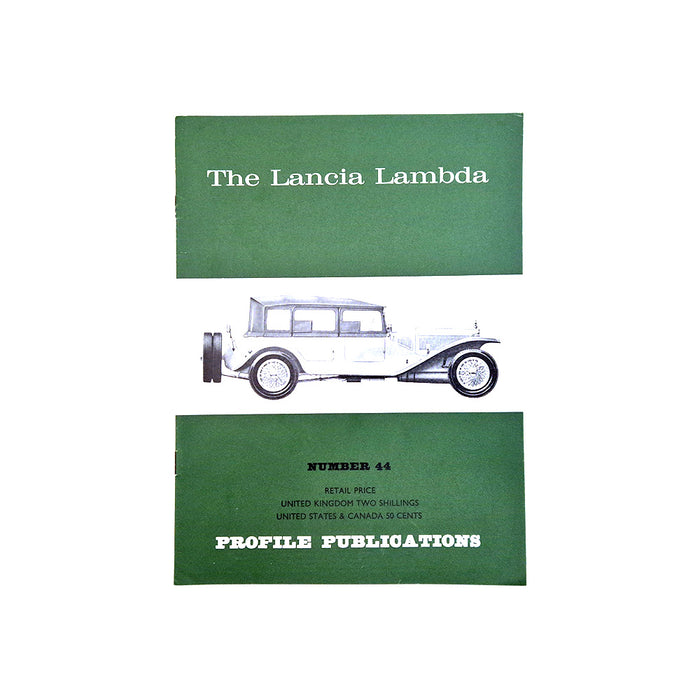 The Lancia Lambda  Profile Publication