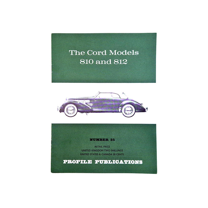 The Cord Models 810 and 812 Profile Publication