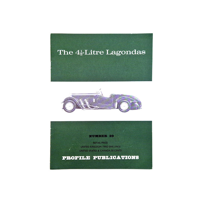 The 4½-Litre Lagondas Profile Publication