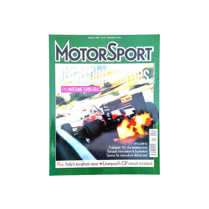 MotorSport January 2001 Magazine