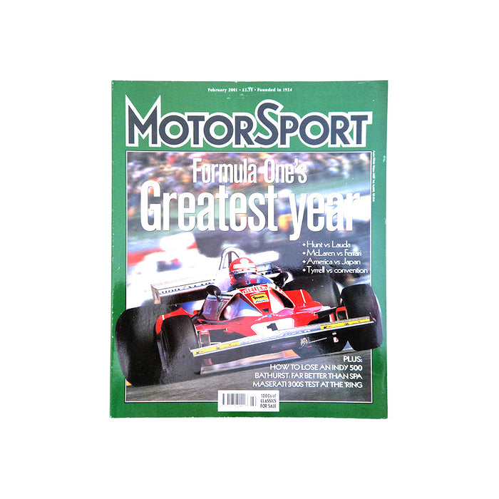 MotorSport February 2001 Magazine