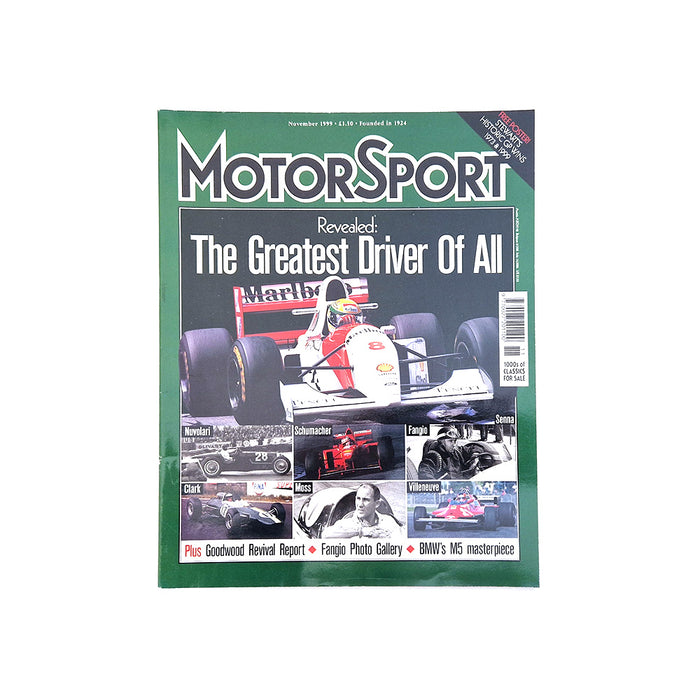 MotorSport November 1999 Magazine