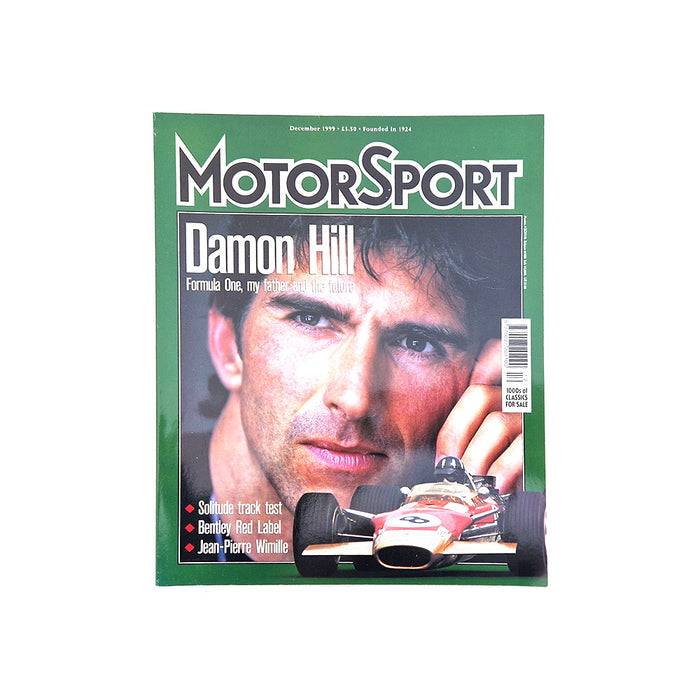 MotorSport December 1999 Magazine