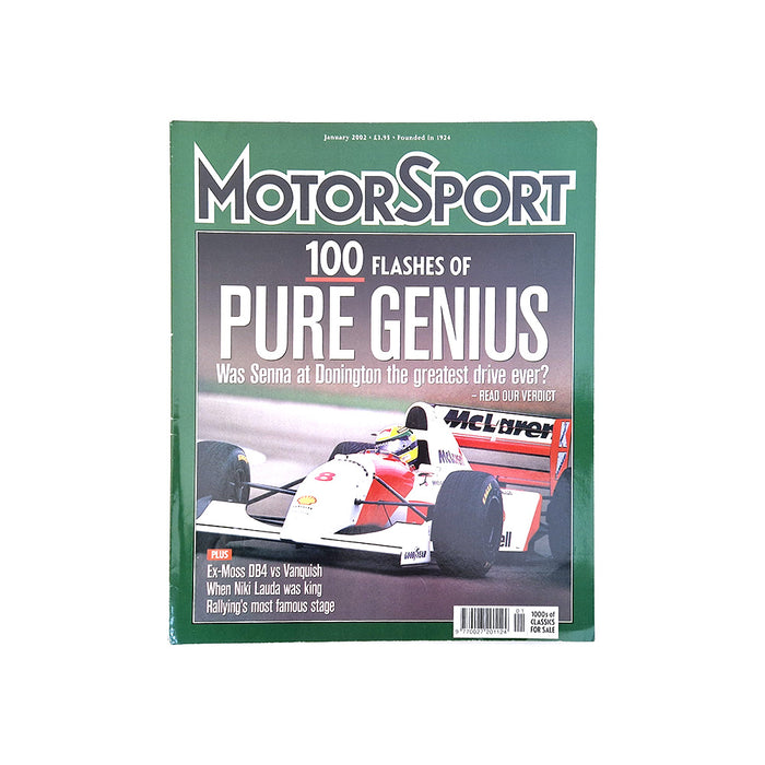 MotorSport January 2002 Magazine