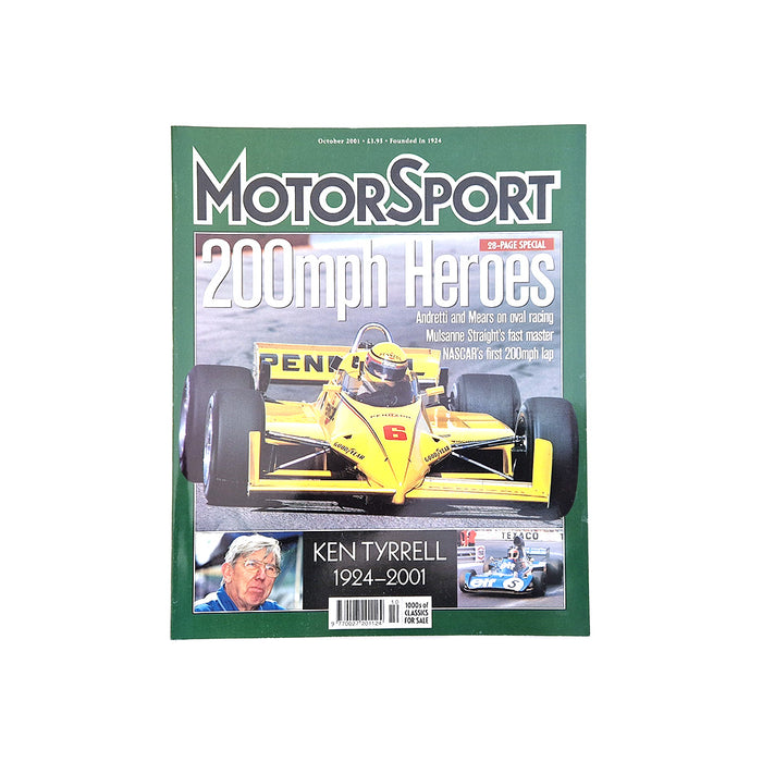 MotorSport October 2001 Magazine