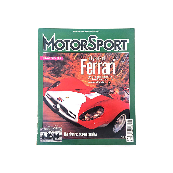 MotorSport  April 1997 Magazine