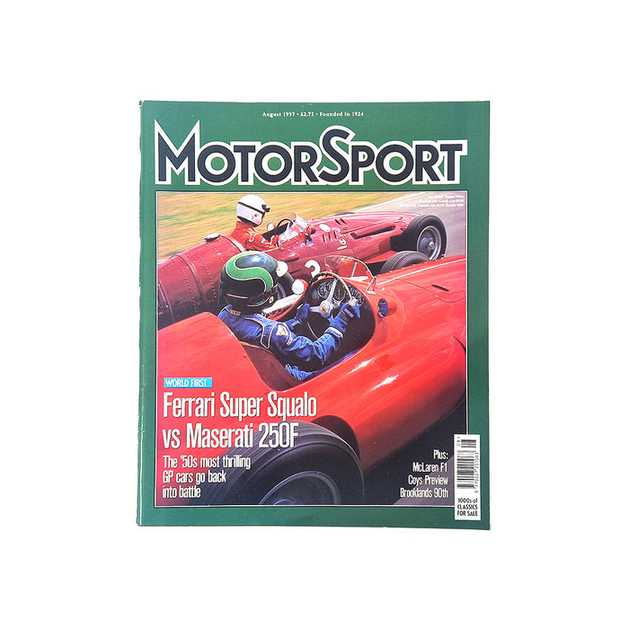 MotorSport  August 1997 Magazine