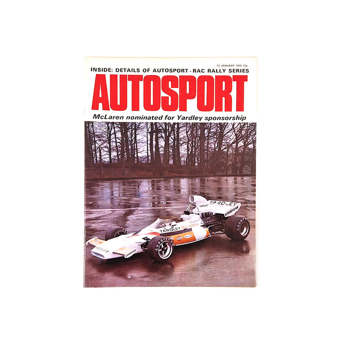 Autosport  13 January 1972 Magazine