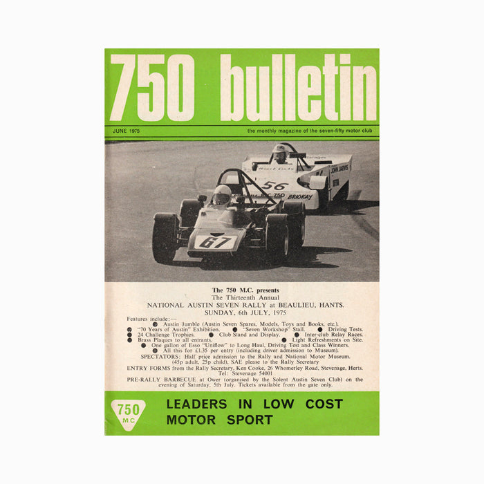 750 Club Bulletin May 1975 - Feb 1976