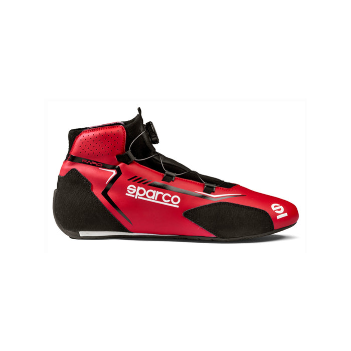 Sparco Rapid Rotor Race Shoe Red Black