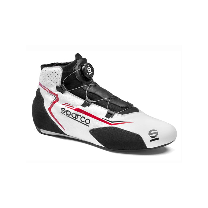 Sparco Rapid Rotor Race Shoe White Red