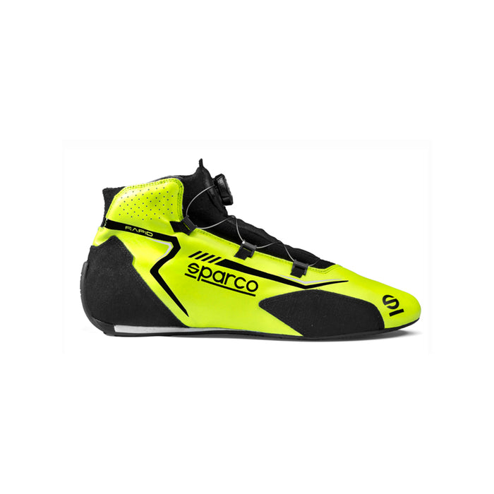 Sparco Rapid Rotor Race Shoe Fluo Yellow Black