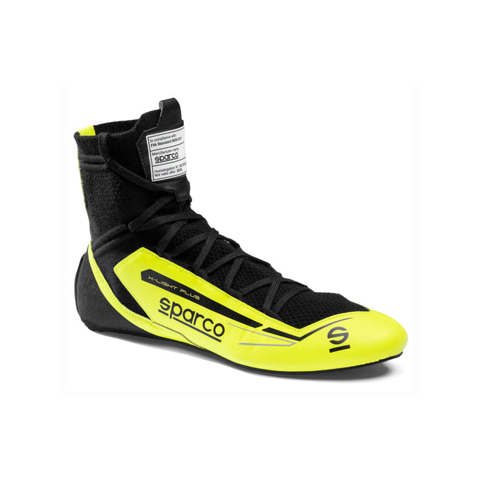 Sparco X-Light Plus Race Shoe Fluo Yellow Black