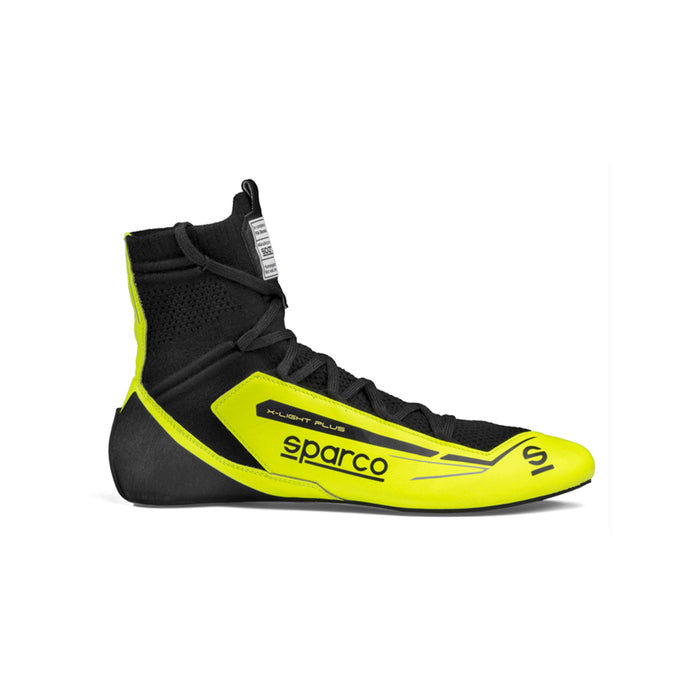 Sparco X-Light Plus Race Shoe Fluo Yellow Black
